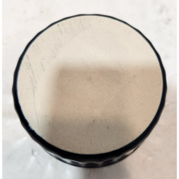 Ceramic Cobalt Blue Mini Ramikens Set of 4 White Interior - Picture 6 of 9